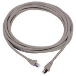 Molex Premise Networks Cat6a Male RJ45 to Male RJ45 Ethernet Cable, STP, Grey LSZH Sheath, 7m