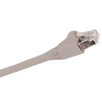 Molex Premise Networks Cat6 Male RJ45 to Male RJ45 Ethernet Cable, F/UTP, Grey LSZH Sheath, 1m