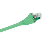 Molex Premise Networks Cat6 Male RJ45 to Male RJ45 Ethernet Cable, F/UTP, Green LSZH Sheath, 2m