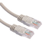 Molex Premise Networks Cat6 Male RJ45 to Male RJ45 Ethernet Cable, F/UTP, Grey LSZH Sheath, 7m