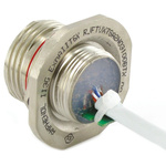 Amphenol Socapex Cat5e Female RJ45 to Unterminated Ethernet Cable, F/UTP, Grey Polyester Sheath, 300mm