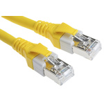 HARTING Cat5e Male RJ45 to Male RJ45 Ethernet Cable, SF/UTP, Yellow PUR Sheath, 20m