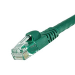 Cinch Cat6 Male RJ45 to Male RJ45 Ethernet Cable, U/UTP, Green PVC Sheath, 15m