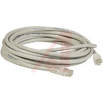 Cinch Connectors Cat5e Male RJ45 to Male RJ45 Ethernet Cable, U/UTP, White PVC Sheath, 15m