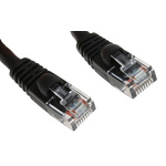 Cinch Connectors Cat5e Male RJ45 to Male RJ45 Ethernet Cable, U/UTP, Black PVC Sheath, 300mm