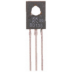 onsemi BD676G PNP Darlington Transistor, 4 A 45 V HFE:750, 3-Pin TO-225