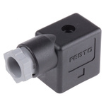 Festo Pneumatic Solenoid Coil Connector, Plug Connector