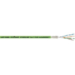 Lapp Cat7 Ethernet Cable, S/FTP, Green Polyurethane Sheath, 100m, Flame Retardant, Halogen Free
