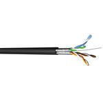 CAE Cat6a Ethernet Cable, U/FTP, Black LSZH Sheath, 100m, Low Smoke Zero Halogen (LSZH)