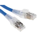 Belden Cat6a Male RJ45 to Male RJ45 Ethernet Cable, S/FTP, Blue LSZH Sheath, 3m, Low Smoke Zero Halogen (LSZH)