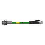 Molex Cat5e M12 to RJ45 Ethernet Cable, 2m