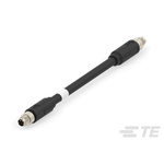 TE Connectivity Straight Male SPE to Male SPE Ethernet Cable, 3m