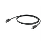 Weidmuller Female SPE to SPE Ethernet Cable, Copper Braid, Black, 5m