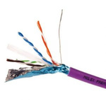 Molex Premise Networks Cat6 Ethernet Cable, F/UTP, Purple, 500m