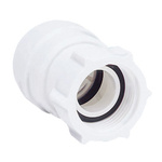 PSE3202W | John Guest Straight Tap Adapter PVC Pipe Fitting, 22mm