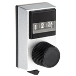 Vishay 17.7mm Black Potentiometer Knob for 6.35mm Shaft Splined, 15A31B010