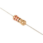 TE Connectivity 220Ω Carbon Film Resistor 1W ±5% CFR100J220R