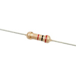 TE Connectivity 2kΩ Carbon Film Resistor 0.5W ±5% CFR50J2K0