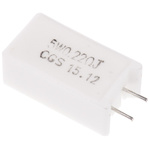 TE Connectivity 220mΩ Wire Wound Resistor 5W ±5% SQMW5R22J