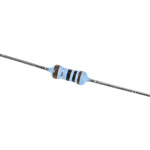 Vishay MBB0207 Series Axial Thin Film Fixed Resistor 1Ω ±1% 0.6W ±50ppm/°C