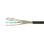 Alpha Wire Cat7 Ethernet Cable, STP, Black PUR Sheath, 152m, Low Smoke Zero Halogen (LSZH)
