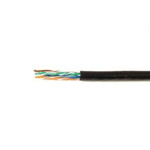 Alpha Wire Cat5e Ethernet Cable, U/UTP, Black PVC Sheath, 152m, Low Smoke Zero Halogen (LSZH)