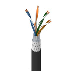 Belden Cat5e Ethernet Cable, SF/UTP, Black LSZH/FRNC Sheath, 305m