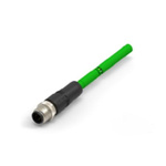 TE Connectivity Cat5e Male M12 to Unterminated Ethernet Cable, 1m