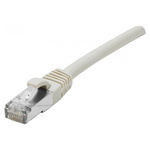 Dexlan Cat6 Male RJ45 to Male RJ45 Ethernet Cable, F/UTP, Grey LSZH Sheath, 300mm