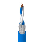Belden Ethernet Cable, Braid, Blue/White, 500m