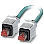 Phoenix Contact Cat6 Straight Male RJ45 to Straight Male RJ45 Ethernet Cable, S/FTP, Blue, 5m
