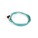 Rockwell Automation Cat5e Right Angle M12 to Right Angle M12 Ethernet Cable, Unshielded Twisted Pair (UTP), Green, 10m