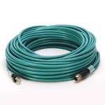 Rockwell Automation Cat5e Straight M12 to Straight RJ45 Ethernet Cable, Foil and Braid, Green, 3m