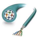 Phoenix Contact Cat5 Unterminated Ethernet Cable, Shielded, Blue, 100m