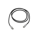 Amphenol Industrial Cat6 RJ45 to RJ45 Ethernet Cable, Unshielded, Black, 7m