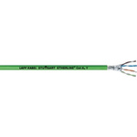 Lapp Cat6a Ethernet Cable, Tinned Copper Braid, Green, 100m