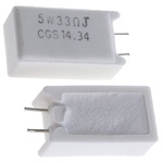 TE Connectivity 33Ω Wire Wound Resistor 5W ±5% SQMW533RJ