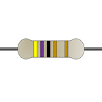 Yageo 47Ω Wirewound Through Hole Fixed Resistor 5W ±5% PNP5WVJT-73-47R