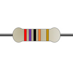 Yageo 2.7kΩ Carbon Film Fixed Resistor 1/4W 5% CFR-25JT-52-2K7