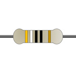 Yageo 390Ω Carbon Film Fixed Resistor 1/4W 5% CFR-25JT-52-390R