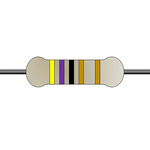 Yageo 47Ω Wirewound Wirewound Resistor 2W 5% FKN2WSJT-52-47R
