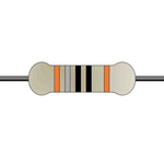 Yageo 180Ω Metal Film Fixed Resistor 0.25W ±1% MFR-25FTE52-180R