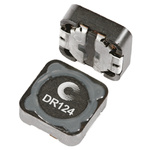 DR124-330-R | Cooper Bussmann, DR124, 0124 Shielded Wire-wound SMD Inductor with a Ferrite Core, 33 μH ±20% Wire-Wound 3.12A Idc