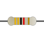 Yageo 33kΩ Carbon Film Fixed Resistor 1/4W 5% CFR-25JT-52-33K