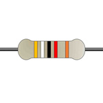 Yageo 39kΩ Metal Film Fixed Resistor 0.5W ±1% MFR50SFTE52-39K