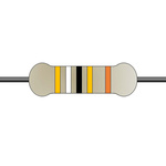 Yageo 390kΩ Metal Film Fixed Resistor 0.6W ±1% MF0207FTE52-390K