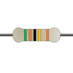 Yageo 510kΩ Metal Film Fixed Resistor 0.6W ±1% MF0207FTE52-510K