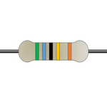 Yageo 560kΩ Metal Film Fixed Resistor 0.6W ±1% MF0207FTE52-560K