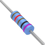 TE Connectivity 121Ω Thin Film Resistor 0.25W ±0.1% 6-1676915-6