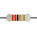 Yageo 2.2kΩ Carbon Film Fixed Resistor 1/6W 5% CFR-12JT-52-2K2